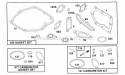 Gasket Sets Diagram and Parts List for  Briggs and Stratton Engine